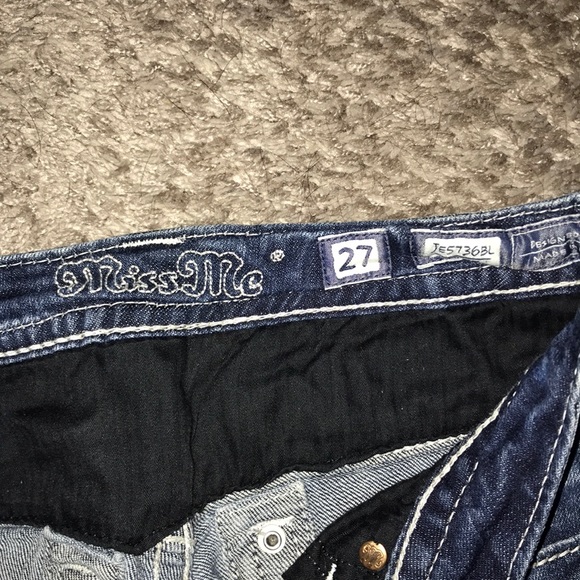 Miss Me JE5736BL Boot Cut Jeans - Picture 2 of 6